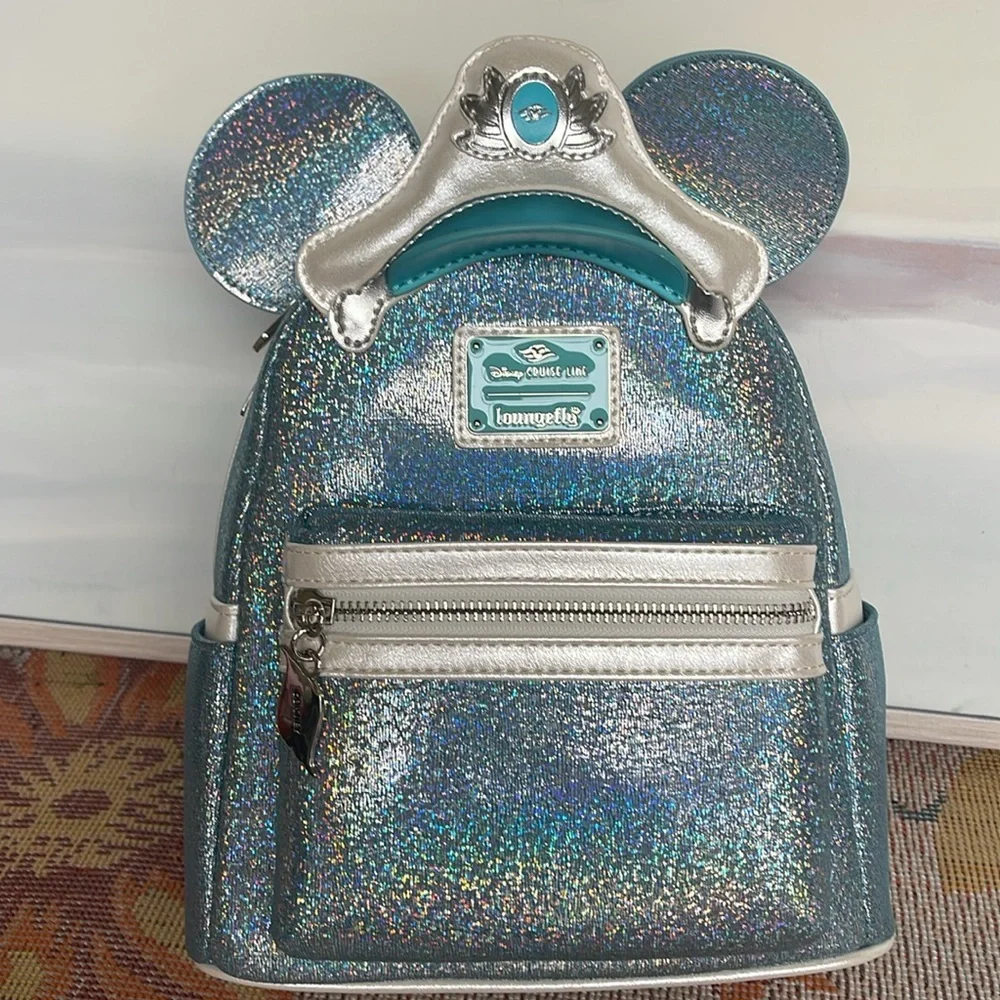 Disney Cruise Line Loungefly Mini Backpack - 25th Anniversary - Shimmering Seas